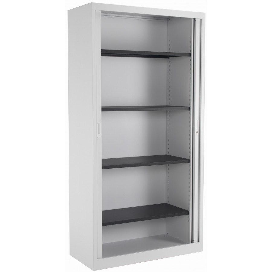 Olton Lockable Steel Storage Tambour 